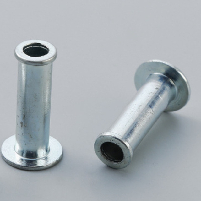 Manufacturer's Cold Heading Hollow Rivets, Flat Head Through Core Metal Rivets, Customized Automotive And Motorcycle Non-standard Round Head Rivets, Fasteners