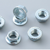 Flange Flower Tooth Outer Hexagonal Nut Hexagonal Anti Slip Flange Nut with Tooth Anti Loosening Locking Nut Non-standard Customization