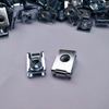 ZN Spring M4 Clamp Nut with Wing Plate Spring Automotive Motorcycle Parts Hardware Tension Nut U-shaped Screw