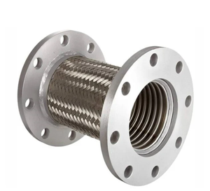 High Pressure Stainless Steel Braided Pump Connector With Flange - Corrosion Resistant